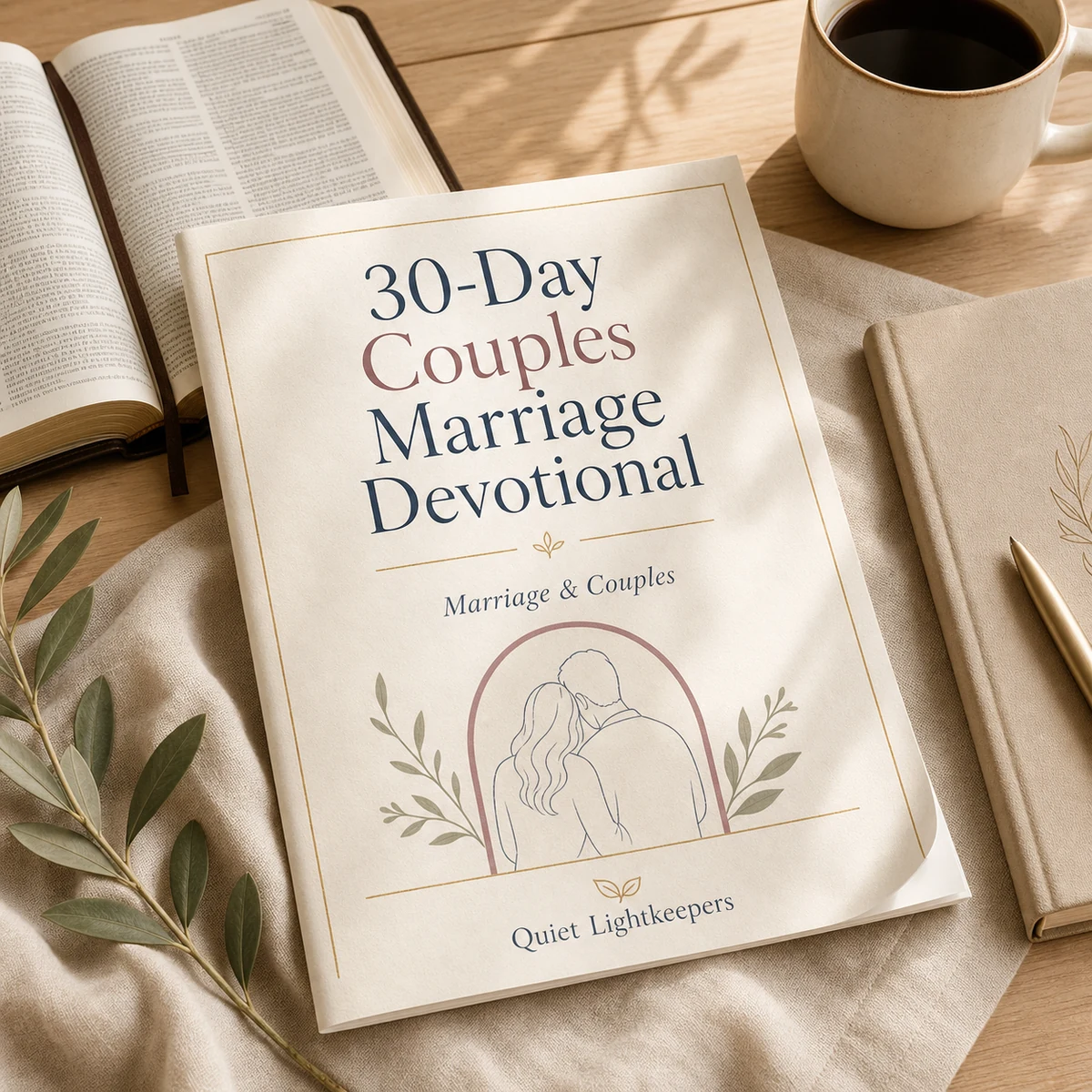 30-Day Couples Marriage Devotional — A 30-day couple conversation workbook