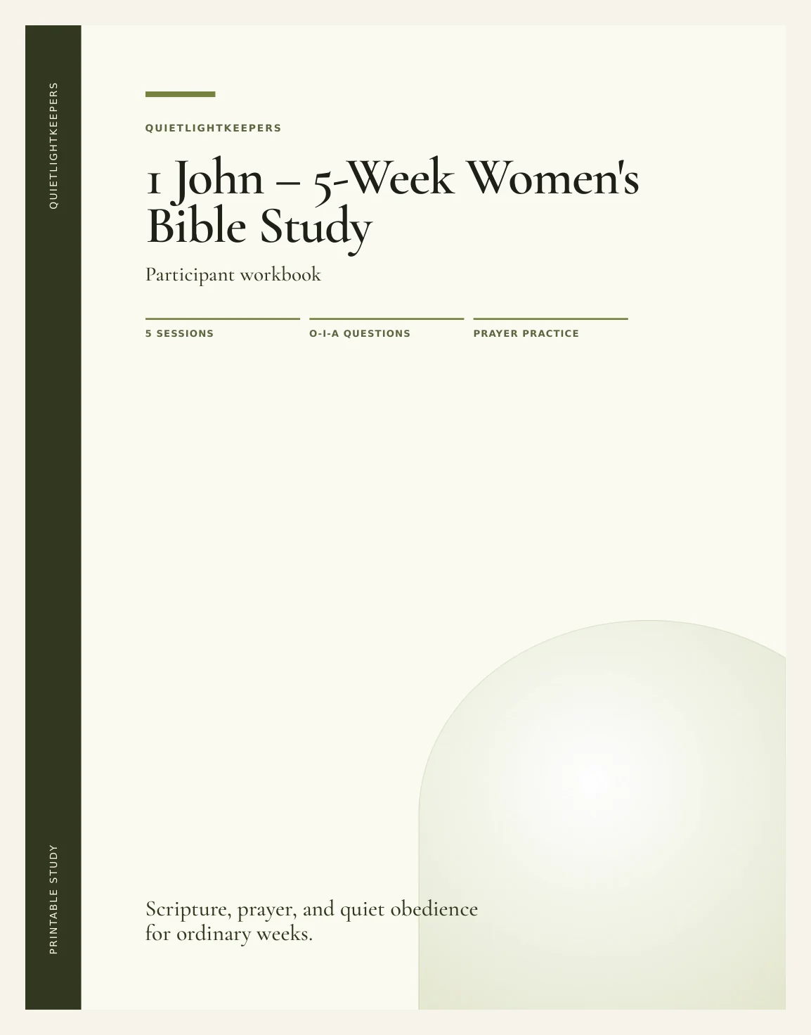 1 John — 5-Week Women's Bible Study — Study Book Of 1 John Actual Buyer Preview 3