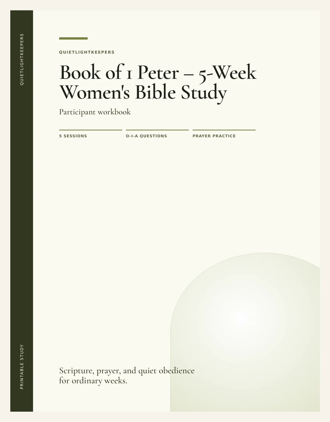 Book of 1 Peter — 5-Week Women's Bible Study — Study Book Of 1 Peter Actual Buyer Preview 3