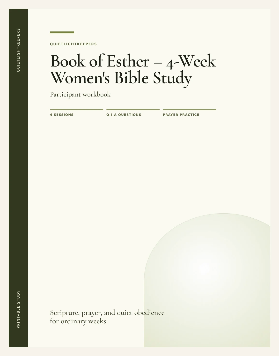 Book of Esther — 4-Week Women's Bible Study — Study Book Of Esther Actual Buyer Preview 3