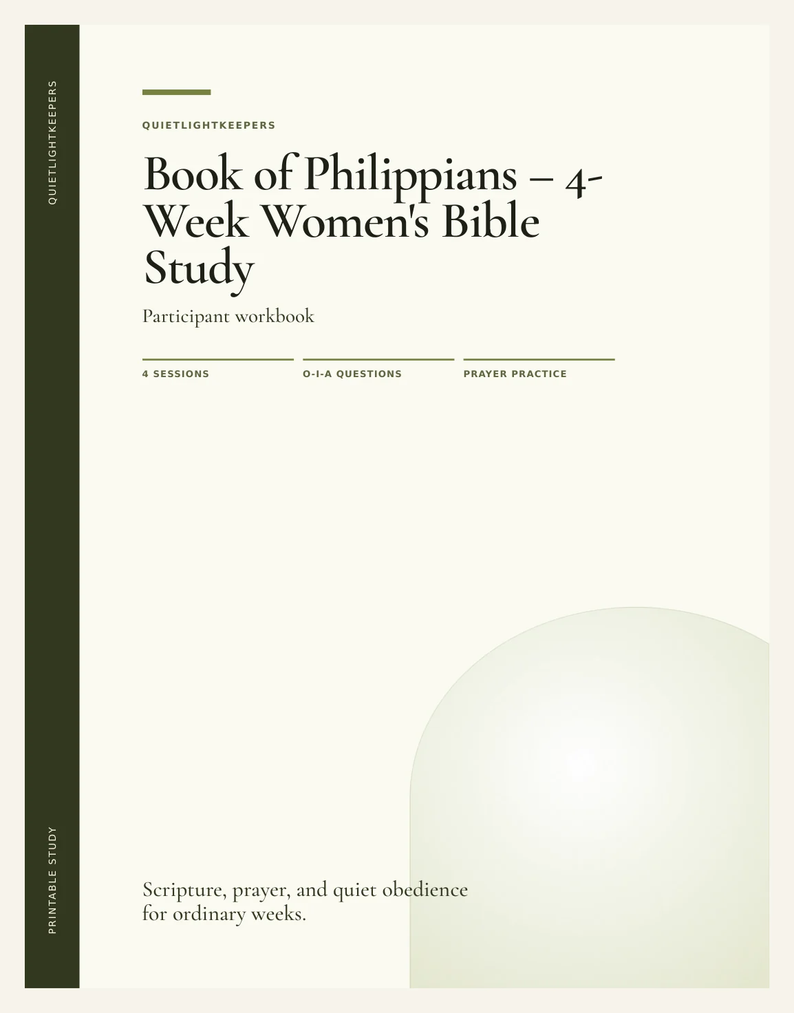 Book of Philippians — 4-Week Women's Bible Study — Study Book Of Philippians Actual Buyer Preview 3