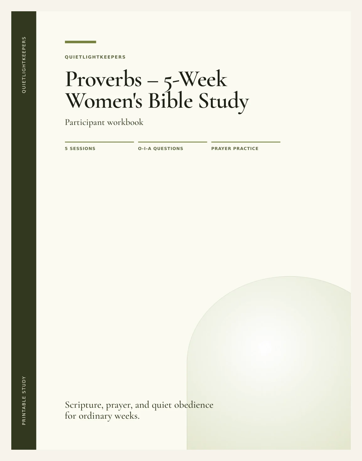 Proverbs — 5-Week Women's Bible Study — Study Book Of Proverbs Actual Buyer Preview 3