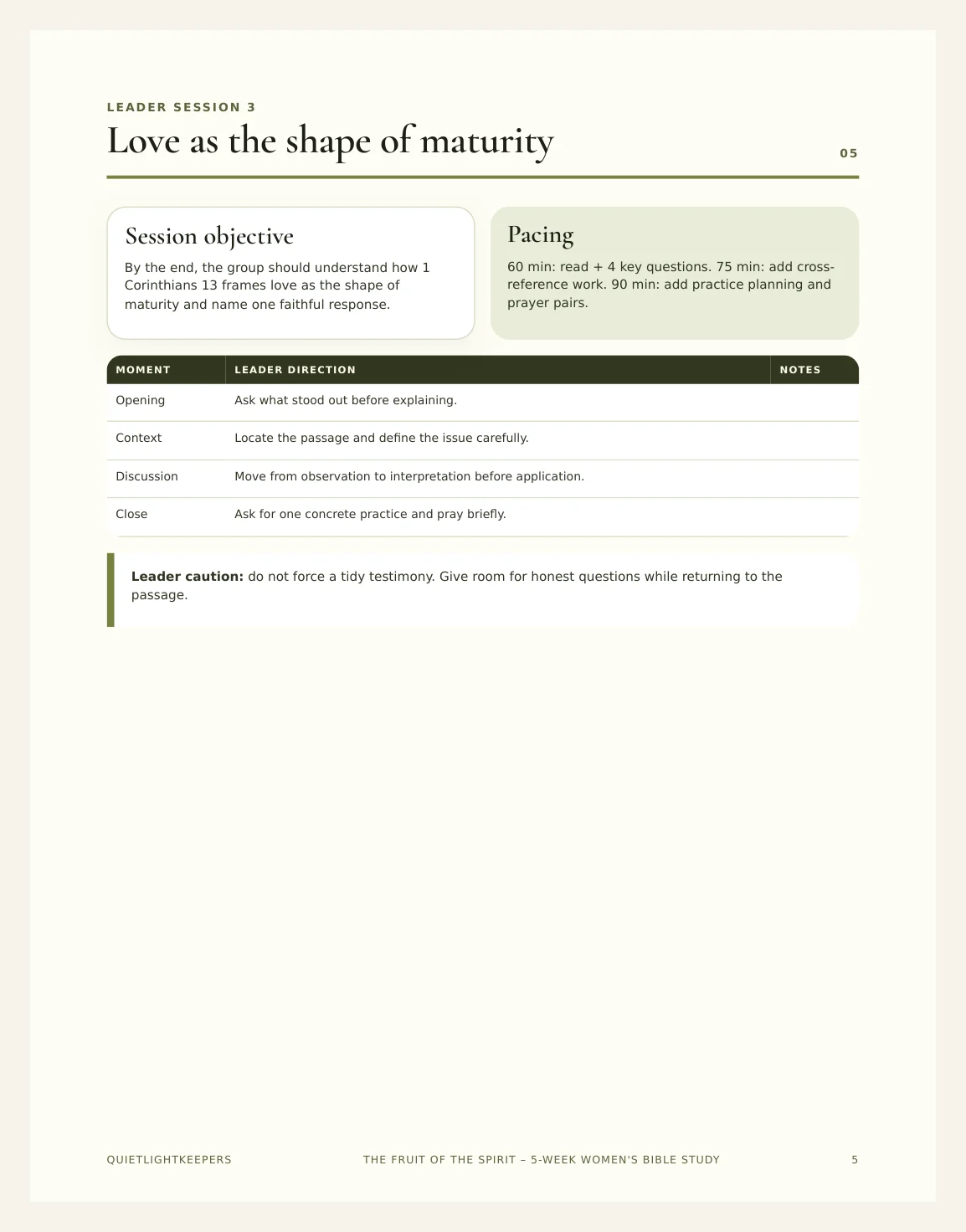 The Fruit of the Spirit — 5-Week Women's Bible Study — Preview page 2