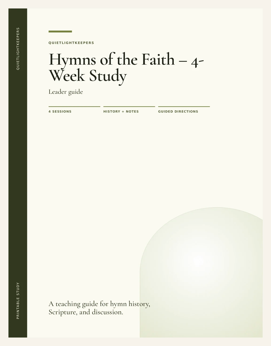 Hymns of the Faith — 4-Week Study — Preview page 2