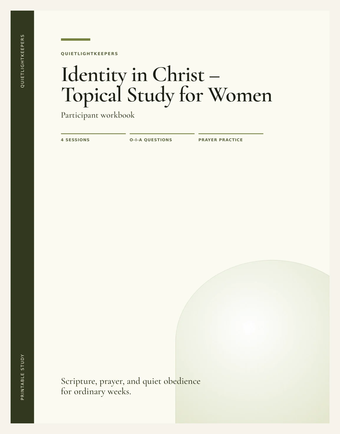 Identity in Christ — Topical Study for Women — Study Identity In Christ Actual Buyer Preview 3