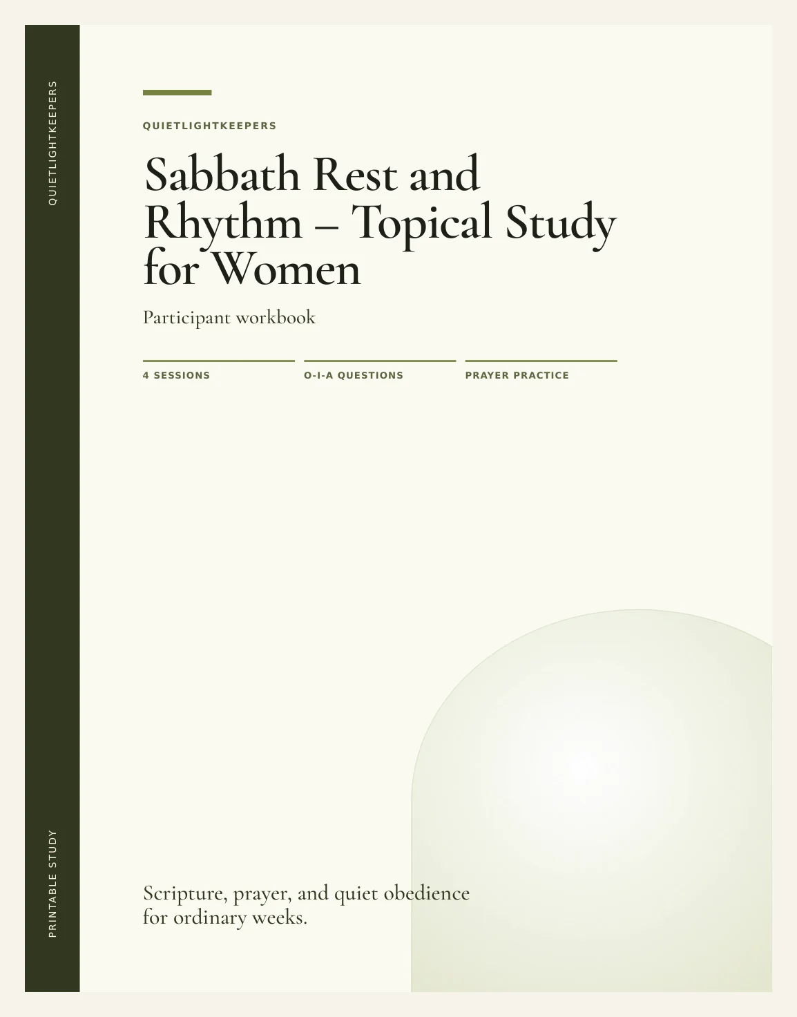 Sabbath Rest and Rhythm — Topical Study for Women — Study Sabbath Rest And Rhythm Actual Buyer Preview 3