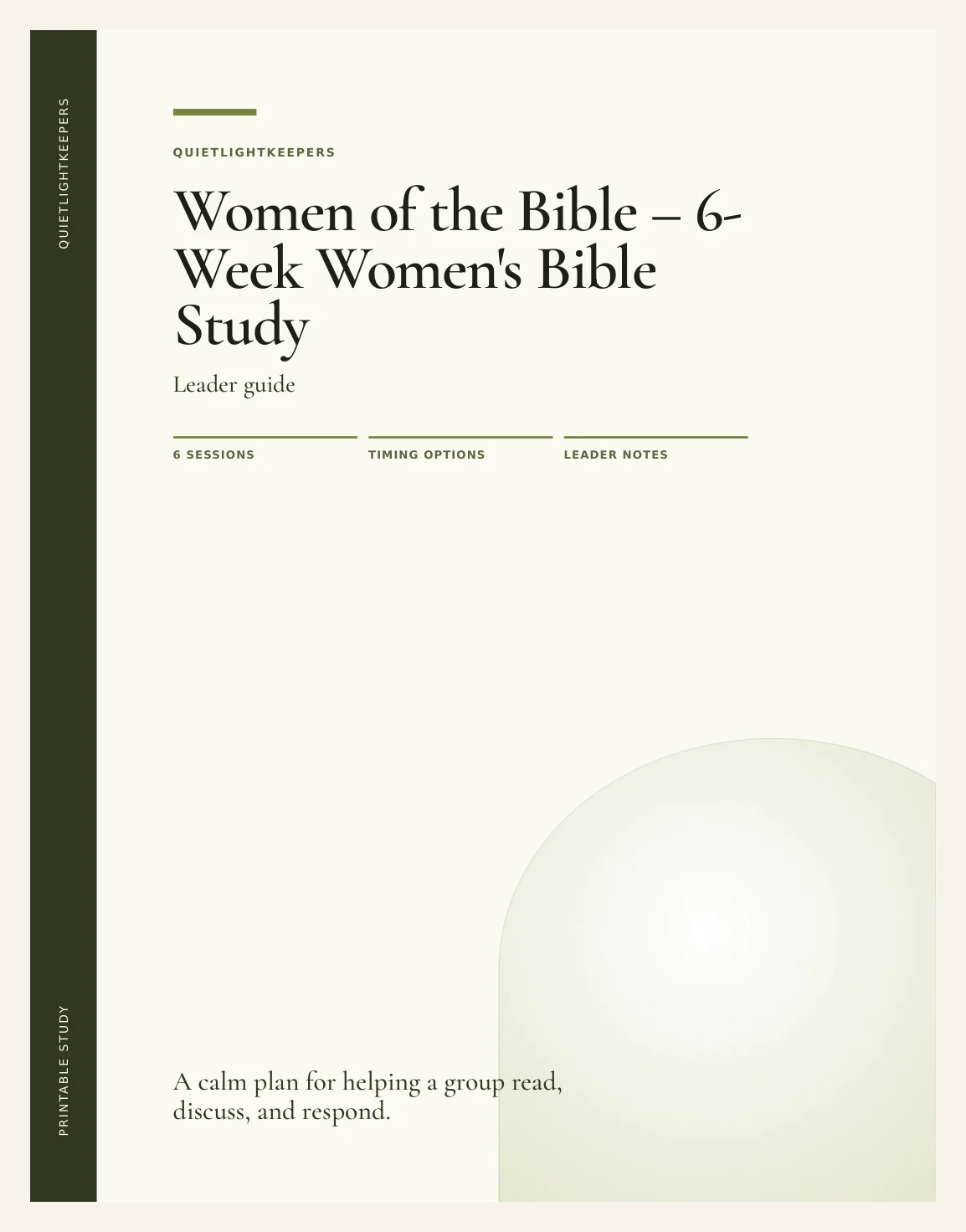 Women of the Bible — 6-Week Women's Bible Study — Preview page 1
